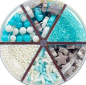 Preview: WILTON Holiday 'Winter' Sprinkle Mix Set Streusel zum Dekorieren 192 gr Import USA